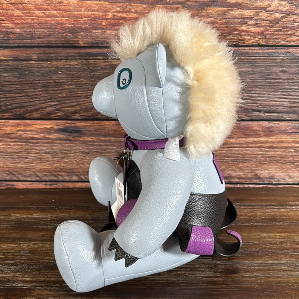 Coach x Disney Villains Ursula Collectible Leather Bear Plush New with tags - Picture 6 of 7